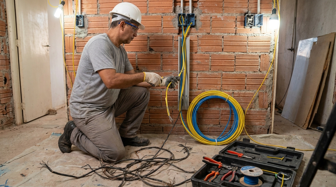 Adequação de Fiação em Aparecida de Goiânia‑GO