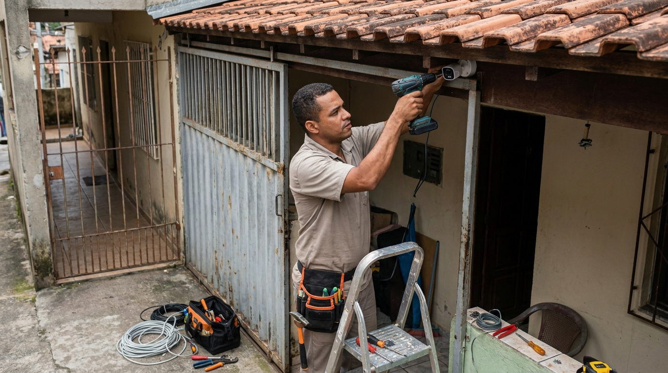 Instalação de Câmera Residencial em Aparecida de Goiânia‑GO