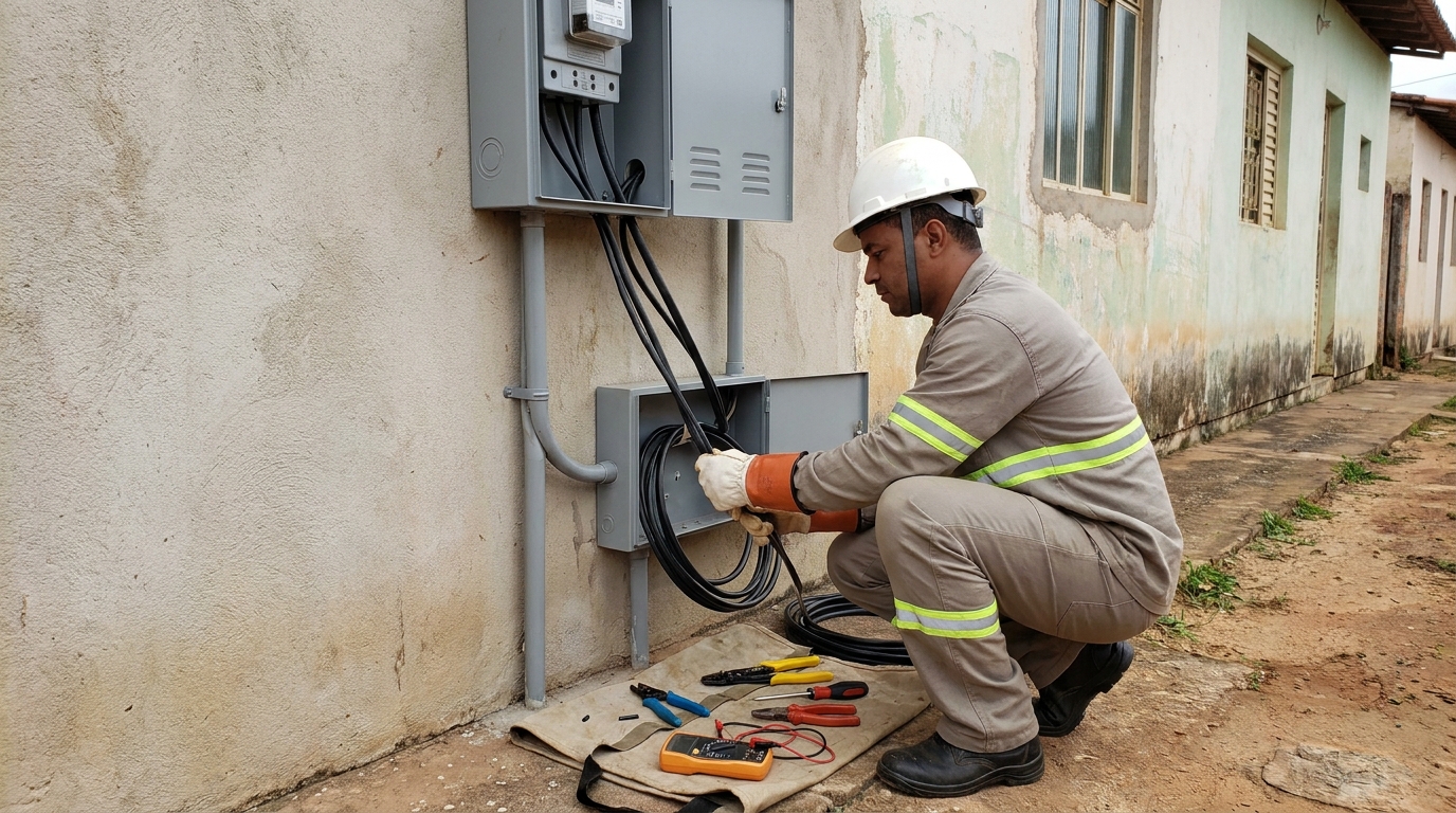 Regularização de Entrada de Energia em Aparecida de Goiânia‑GO