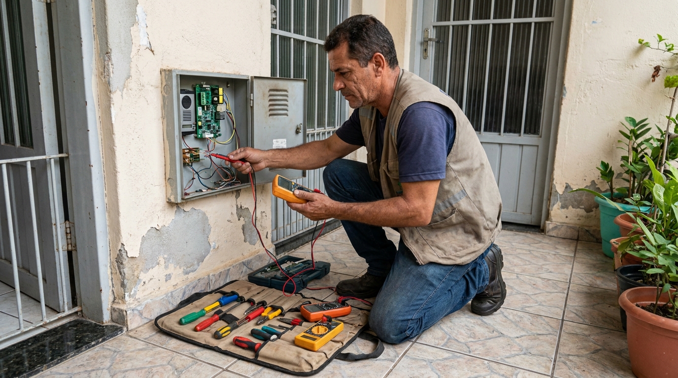 Troca de Fiação de Interfone em Aparecida de Goiânia‑GO