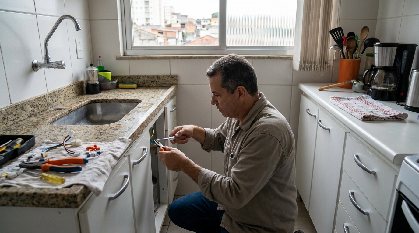 Troca de Torneira Elétrica em Aparecida de Goiânia‑GO
